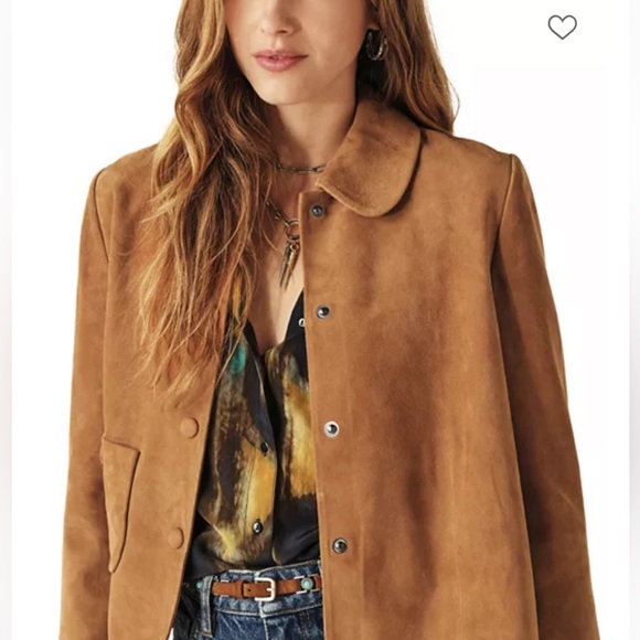Ba&Sh Suede Collared Jacket Nwt size S - Picture 5 of 5